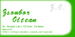 zsombor oltean business card